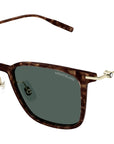 MB0354S 002 Dark Havana Green