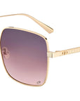 DiorCannage S1U Gold Square Sunglasses