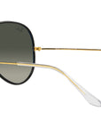 Aviator Full Color Legend RB3025JM 919671 Black On Gold