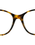 K Logo Havana Oval Eyeglasses