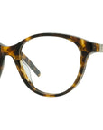 K Logo Havana Oval Eyeglasses