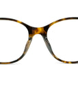 K Logo Havana Oval Eyeglasses