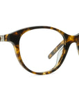 K Logo Havana Oval Eyeglasses