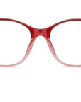 K Logo Red Oval Eyeglasses