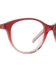 K Logo Red Oval Eyeglasses