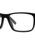 Youthful Energy Black Rectangular Eyeglasses