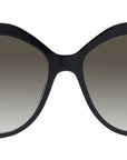 Baguette Black Cat Eye Sunglasses