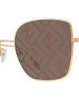 Baguette Endura Gold Square Sunglasses