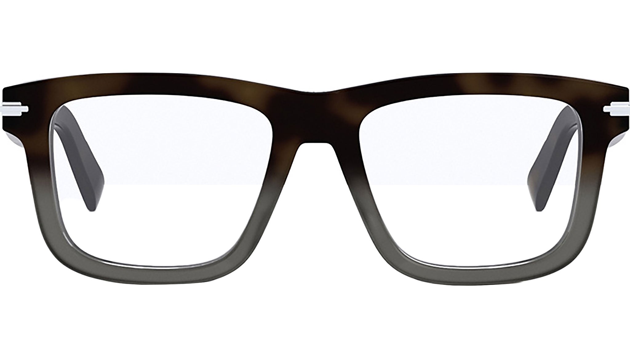 DiorBlackSuitO S7I Havana Square Eyeglasses