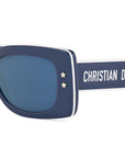 DiorPacific S1U Navy Geometric Sunglasses