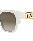 O’Lock White Square Eyeglasses