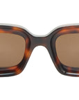 Anagram Classic Havana Rectangular Sunglasses