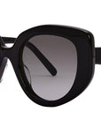 Curvy Black Butterfly Sunglasses