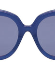 Curvy Blue Butterfly Sunglasses