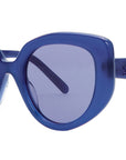 Curvy Blue Butterfly Sunglasses