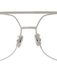 GV Speed Silver Geometric Eyeglasses