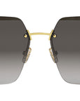 Fendi First Shiny Endura Gold Square Sunglasses