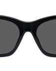 Boke Flower Black Square Sunglasses