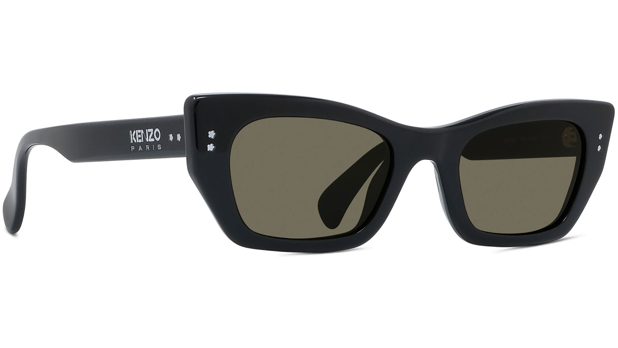 Boke Flower Black Geometric Sunglasses