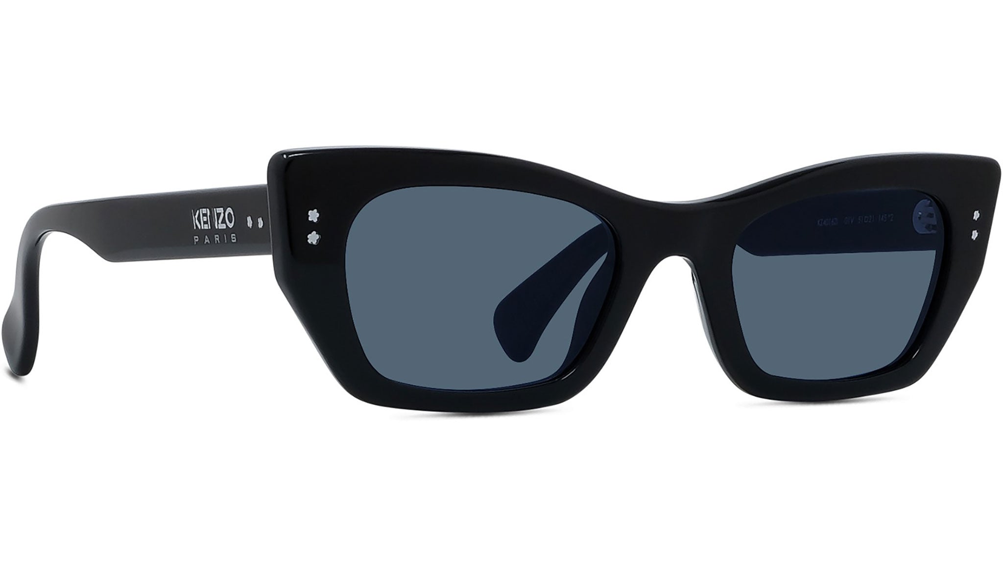 Boke Flower Black Geometric Sunglasses