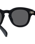 Boke Flower Black Round Sunglasses