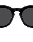 Boke Flower Black Round Sunglasses