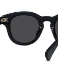 Boke Flower Black Round Sunglasses