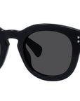 Boke Flower Black Round Sunglasses