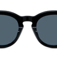 Boke Flower Black Round Sunglasses