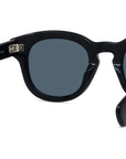 Boke Flower Black Round Sunglasses