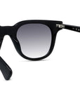 Boke Flower Black Geometric Sunglasses