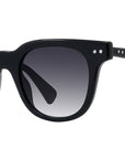 Boke Flower Black Geometric Sunglasses