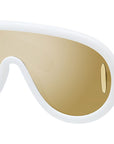 Paula's Ibiza Beige Mask Sunglasses