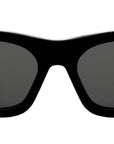 Fendi Roma Black Rectangular Sunglasses