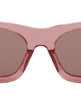 Fendi Roma Red Rectangular Sunglasses