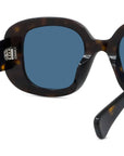 1970 Havana Oval Sunglasses