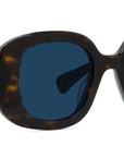 1970 Havana Oval Sunglasses