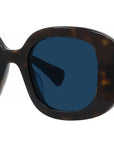 1970 Havana Oval Sunglasses