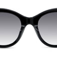 Boke Flower Black Cat eye Sunglasses