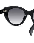 Boke Flower Black Cat eye Sunglasses