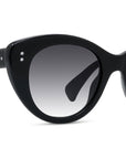 Boke Flower Black Cat eye Sunglasses