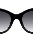 Boke Flower Black Cat eye Sunglasses