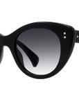 Boke Flower Black Cat eye Sunglasses