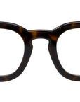 1970 Havana Geometric Eyeglasses