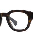 1970 Havana Geometric Eyeglasses