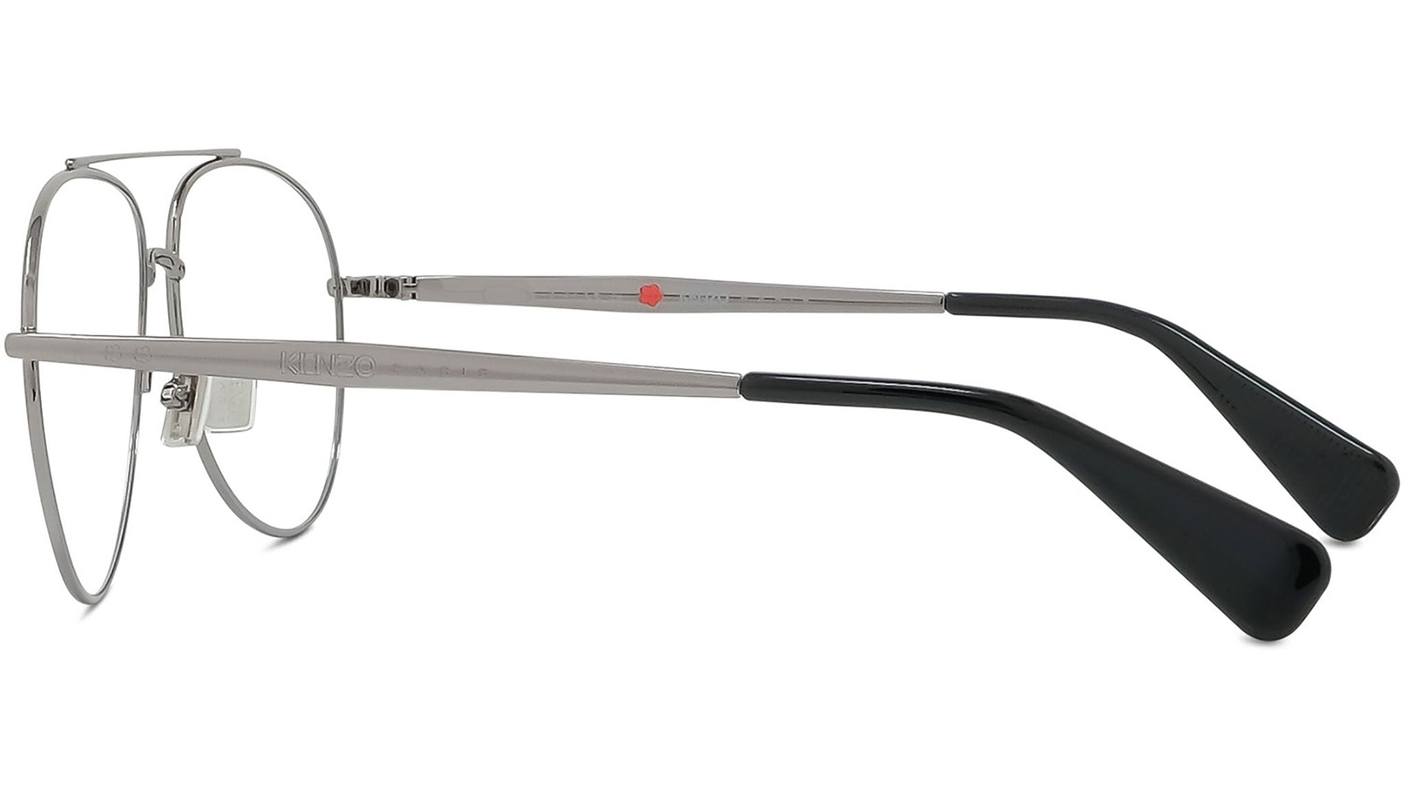 Boke Flower Silver Pilot Eyeglasses