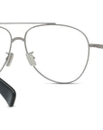 Boke Flower Silver Pilot Eyeglasses