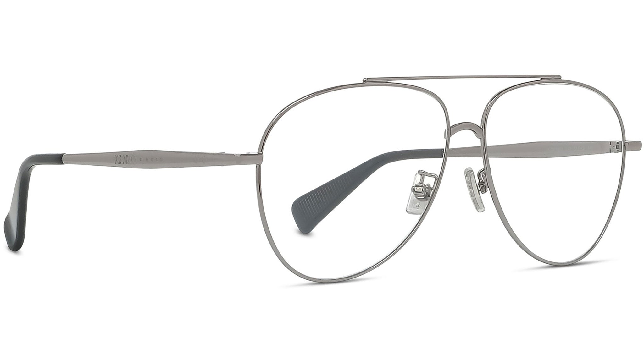 Boke Flower Silver Pilot Eyeglasses