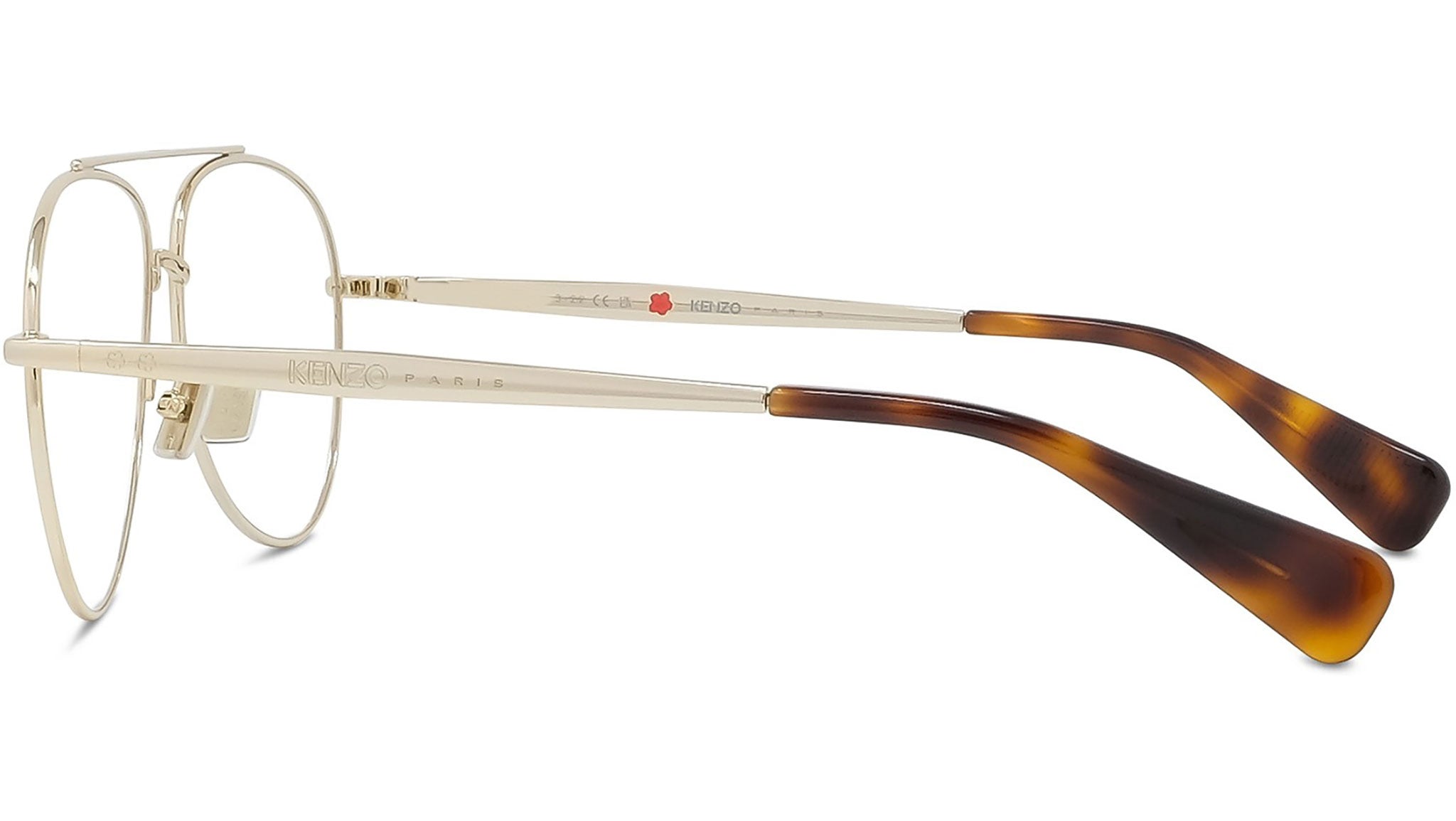 Boke Flower Yellow Pilot Eyeglasses