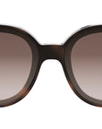 Fendi First Brown Round Sunglasses